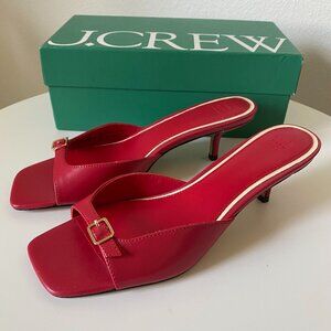 New Rouje X J.Crew Jolie square-toe heels size 8